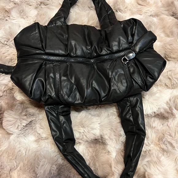 SEE BY CHLOE Black Puffer Joyrider Handbag - Picture 7 of 11